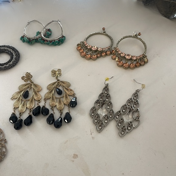 Vintage statement earrings - Picture 3 of 4